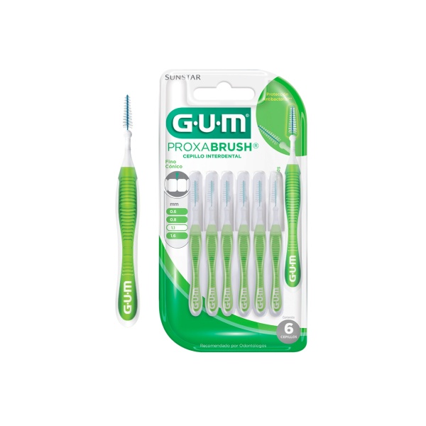 1414G Cepillo Interdental Viajero Conico 1,1 X 6 Marca Gum